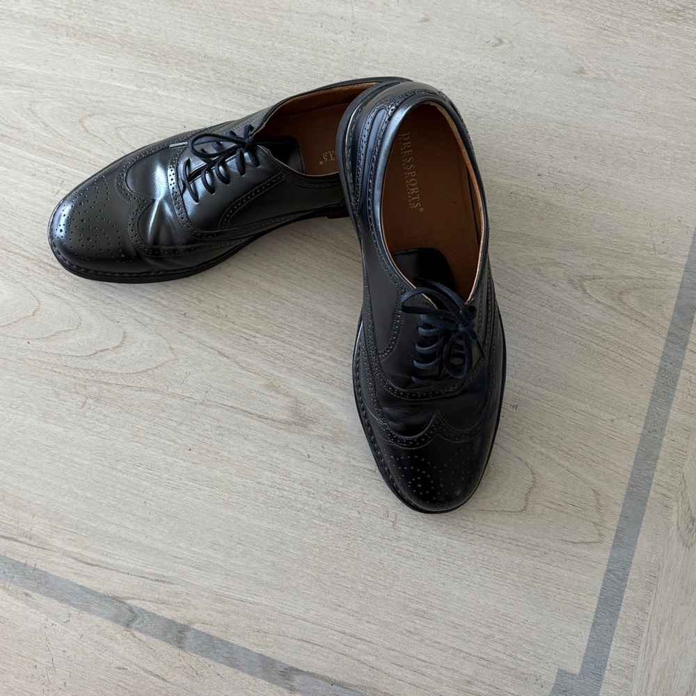 Rockport Black Leather Oxford Shoes
